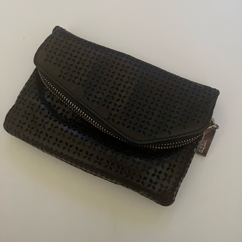 Hobo zip half fold over chain crossbody